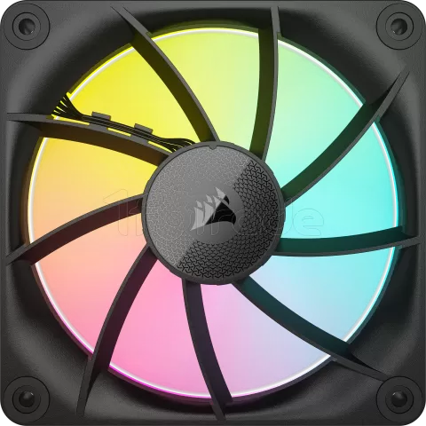 Photo de Ventilateur de boitier CorsairiCue Link LX RGB - 12cm (Noir)