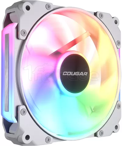 Photo de Ventilateur de boitier Cougar Apolar RGB - 12cm (Blanc)