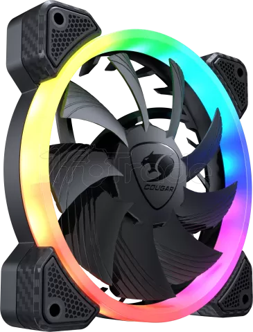 Photo de Ventilateur de boitier Cougar Vortex VK RGB 12cm (Noir)