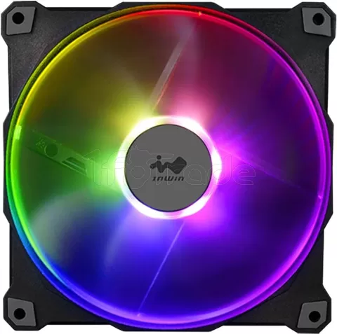 Photo de Ventilateur de boitier InWin Jupiter AJ RGB - 14cm (Noir)