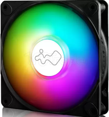 Photo de Ventilateur de boitier InWin Luna AL RGB - 12cm (Noir)