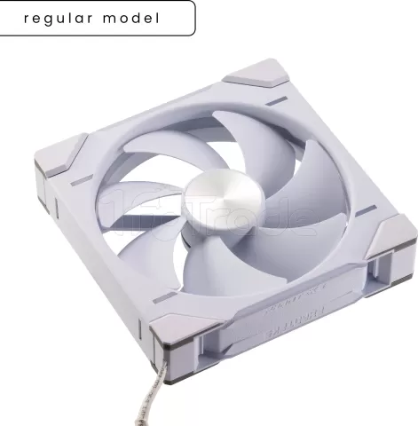 Photo de Ventilateur de boitier Phanteks D30 Regular Airflow RGB - 14cm (Blanc)