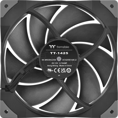 Photo de Ventilateur de boitier Thermaltake SwaFan GT - 14cm (Noir)