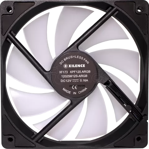 Photo de Ventilateur  de boitier Xilence Performance A+ XPF120 ARGB PWM 12cm (Noir)