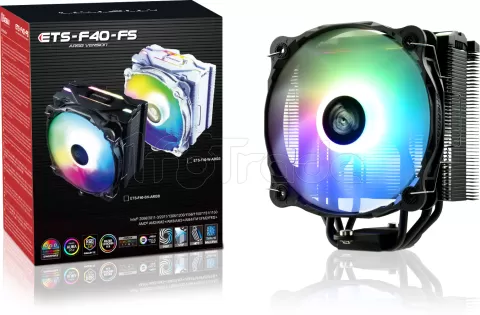 Photo de Ventilateur pour processeur Enermax ETS-F40-FS RGB (Noir)