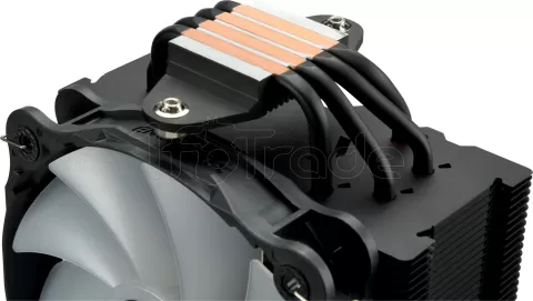 Photo de Ventilateur pour processeur Enermax ETS-F40-FS RGB (Noir)