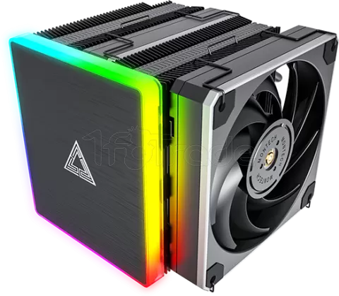 Photo de Ventilateur pour processeur Montech Metal DT24 Premium RGB (Noir)