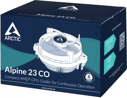 Photo de Ventilateur processeur Arctic Alpine 23 Continuous Operation (Noir)