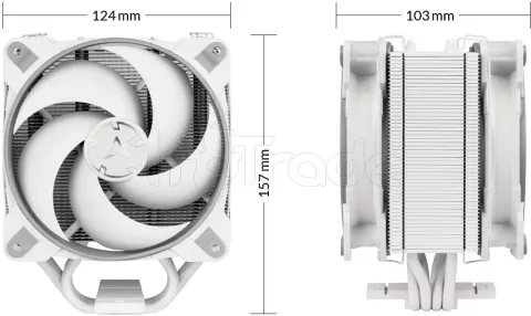 Photo de Ventilateur processeur Arctic Freezer 34 eSports Duo (Blanc/Gris)