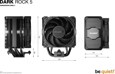 Photo de Ventilateur processeur be quiet! Dark Rock 5