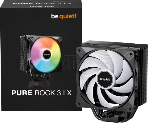 Photo de Ventilateur processeur be quiet! Pure Rock 3 LX RGB (Noir)