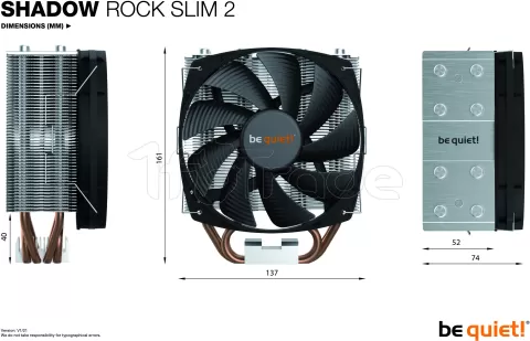 Photo de Ventilateur processeur be quiet! Shadow Rock Slim 2