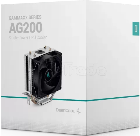 Photo de Ventilateur processeur DeepCool AG200 (Noir)