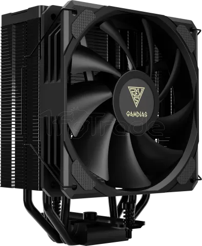 Photo de Ventilateur processeur Gamdias Boreas E2-410 (Noir)