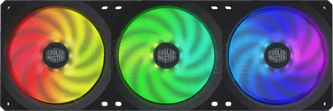 Photo de Ventilateurs de boitier Cooler Master MasterFan SF360R RGB (3x 12cm)