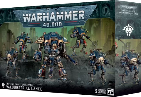 Photo de Warhammer 40k - Battleforce Noel 2024 Imperial Knights : Lance de Frappe Valeureuse