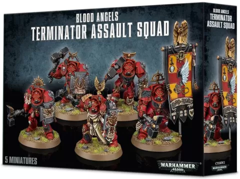 Photo de Warhammer 40k - Blood Angels Escouade de Terminator d Assaut