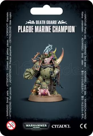 Photo de Warhammer 40k - Death Guard Plague Marine Champion