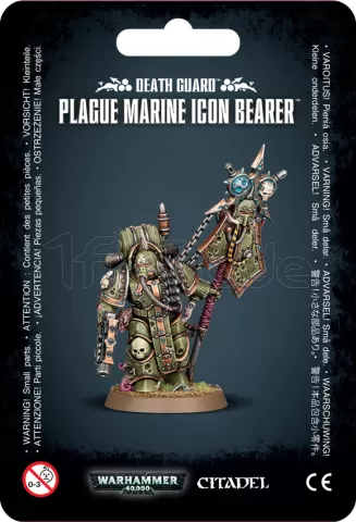 Photo de Warhammer 40k - Death Guard Plague Marine Icon Bearer