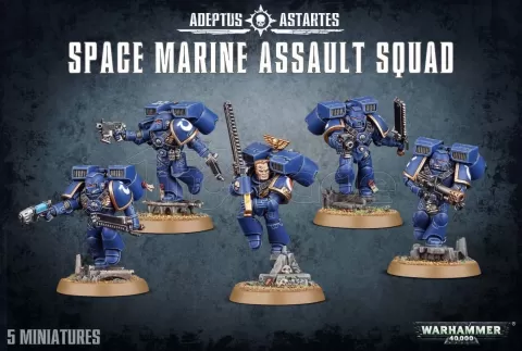 Photo de Warhammer 40k - Space Marine Assault Squad