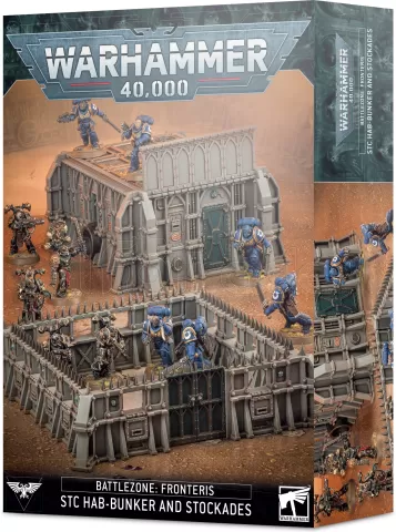 Photo de Warhammer 40k - Zone de Bataille Fronteris : SCS d'Hab-bunker et de Palissades