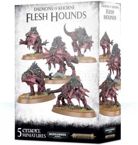 Photo de Warhammer AoS & 40k - Daemons Of Khorne Flesh Hounds