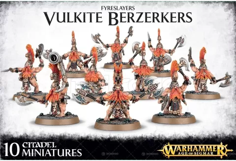 Photo de Warhammer AoS - Fyreslayers Vulkite Berzerkers