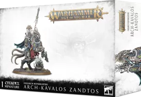 Photo de Warhammer AoS - Ossiarch Bonereapers Arch-Kavalos Zandtos Dark Lance Of Ossia