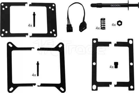 Photo de Waterblock CPU Alphacool Eisblock XPX Aurora Edge (Transparent/Argent)