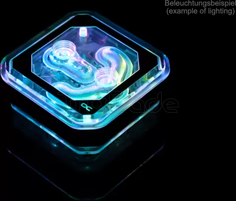 Photo de Waterblock CPU Alphacool Eisblock XPX Aurora RGB (Transparent/Argent)